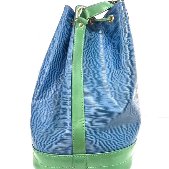 Louis Vuitton Epi Noe - Royal Blue with Emerald Green - Luxury Handbag Giveaway - Picture 2 of 5